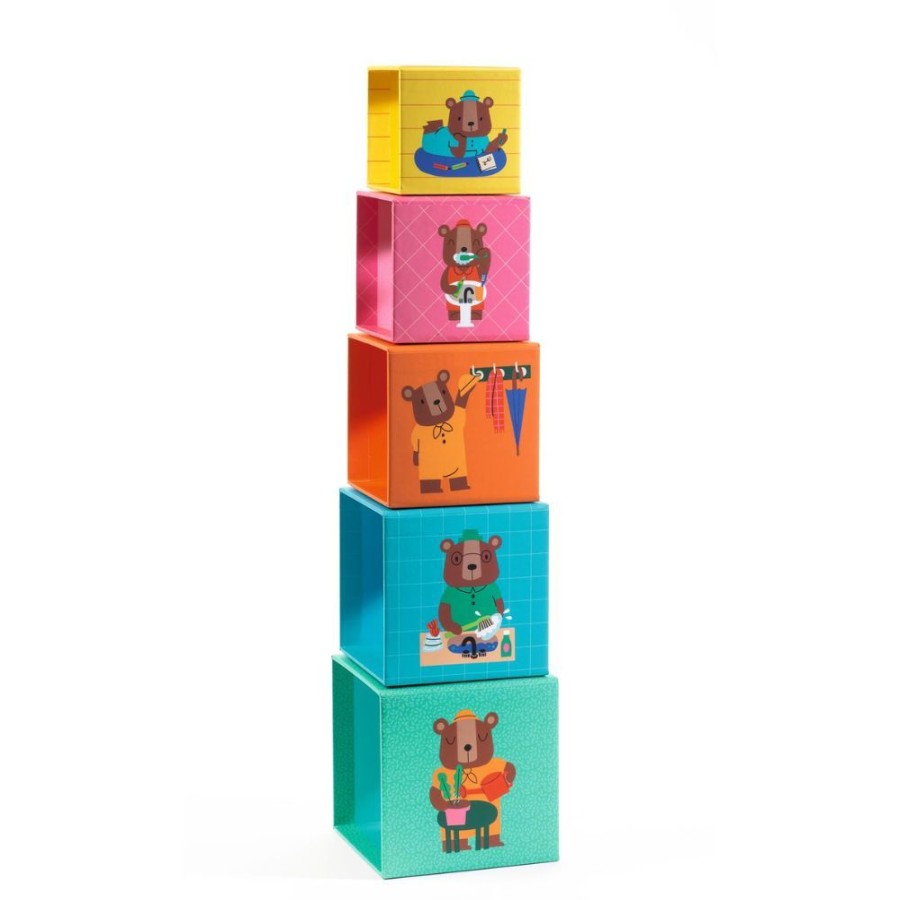 Djeco Djeco Stacking Blocks - Topanihouse | Toys Toddler Games