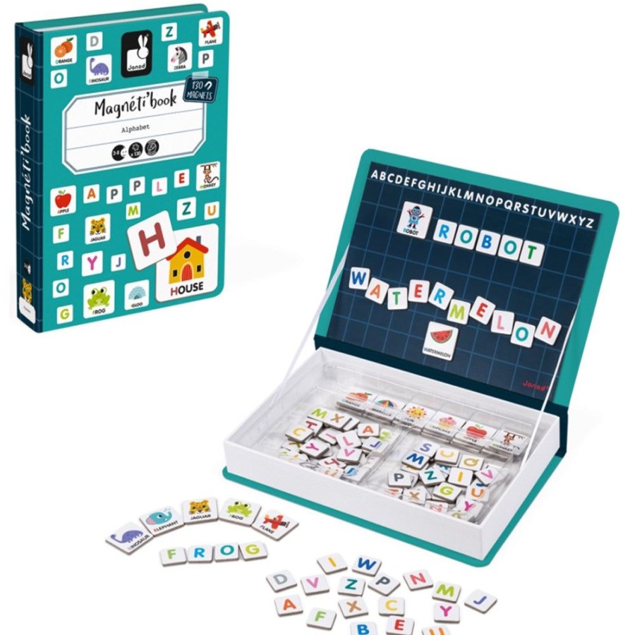 Janod Janod English Alphabet Magneti' Book | Toys Learning Toys