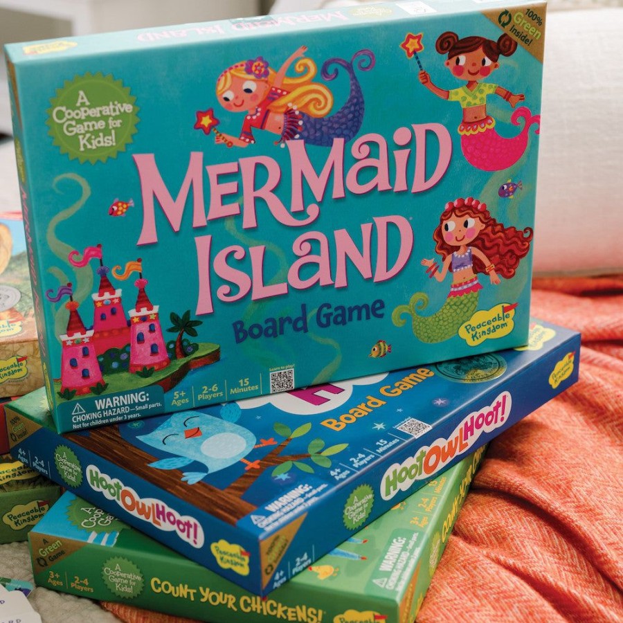 Peaceable Kingdom Mermaid Island - A Peaceable Kingdom Cooperative Game | Toys Family Games