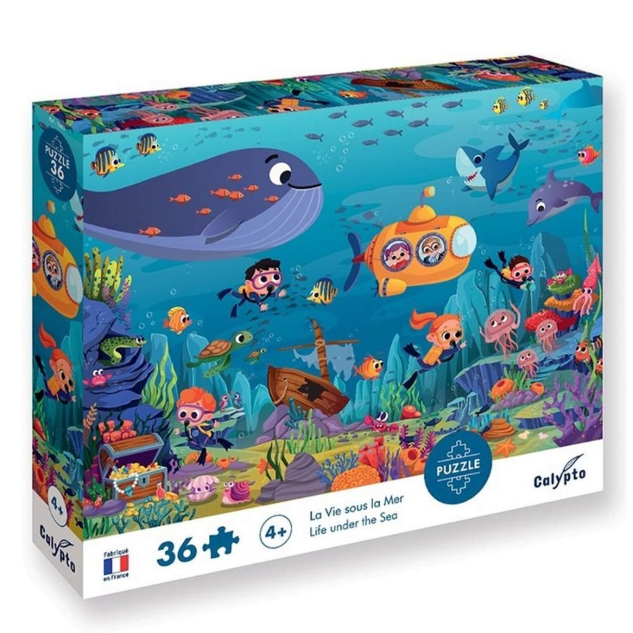 CalyptoNEW! Calypto Jigsaw Puzzle - Life Under The Sea 36 Pieces | Toys Jigsaw Puzzles