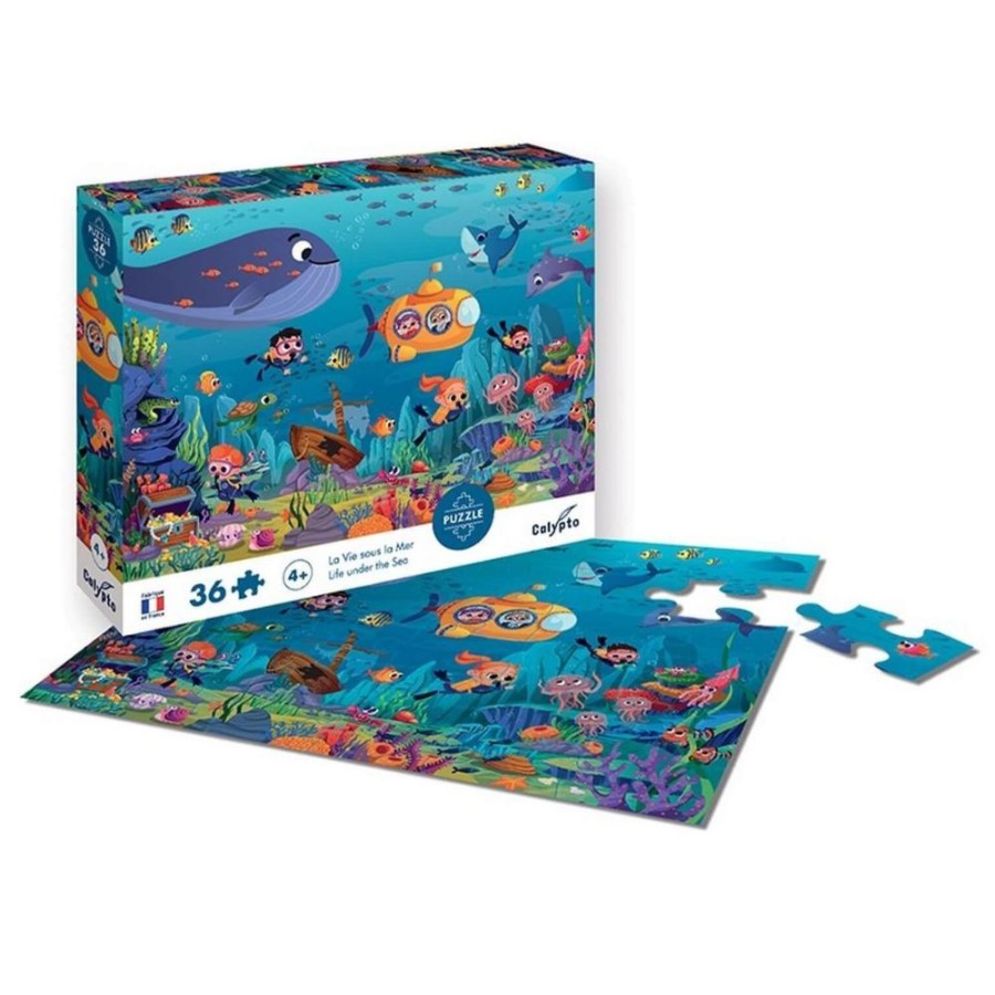 CalyptoNEW! Calypto Jigsaw Puzzle - Life Under The Sea 36 Pieces | Toys Jigsaw Puzzles