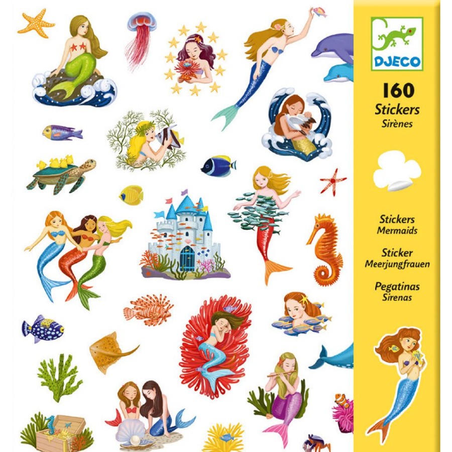 Djeco Djeco Mermaid Stickers | Crafts For Kids Stickers And Transfers