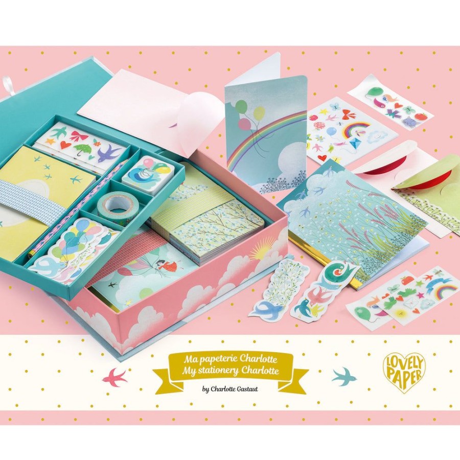 Djeco My Stationery Charlotte - Lovely Paper By Djeco | Kids Art Djeco Lovely Paper