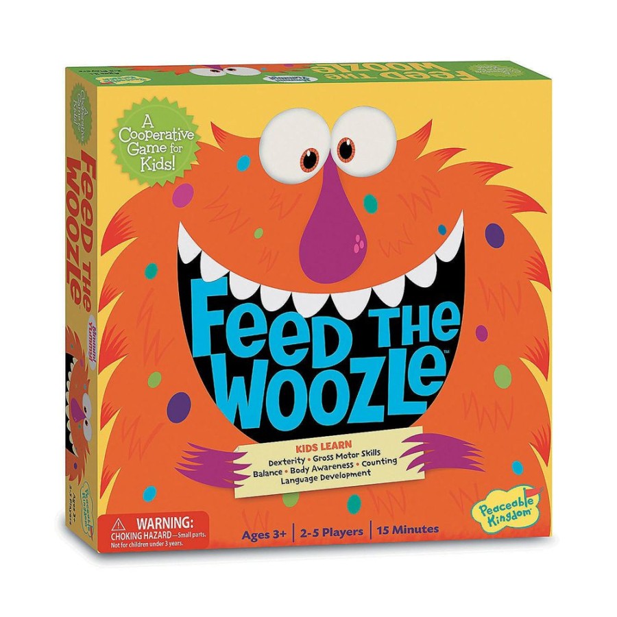 Peaceable Kingdom Feed The Woozle - A Peaceable Kingdom Cooperative Game | Toys Toddler Games