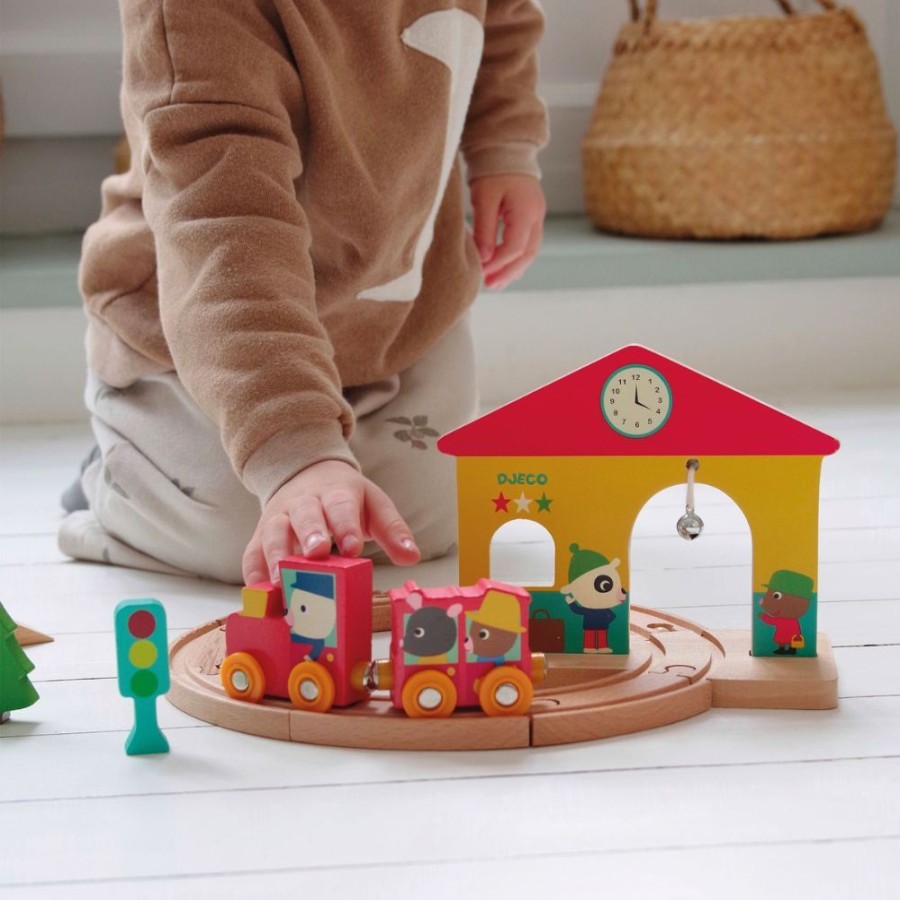 Djeco Djeco Wooden Mini Train | Toys Classic Games And Toys