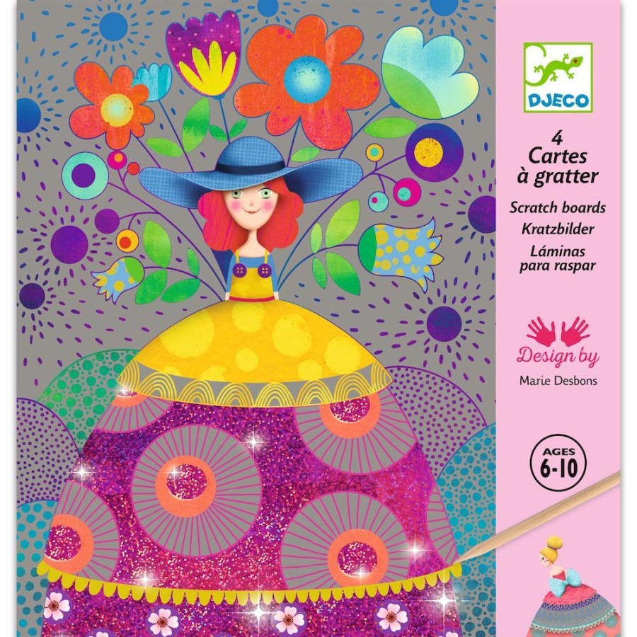 Djeco The Beauties' Ball - Djeco Scratch Cards | Crafts For Kids Scratch Art