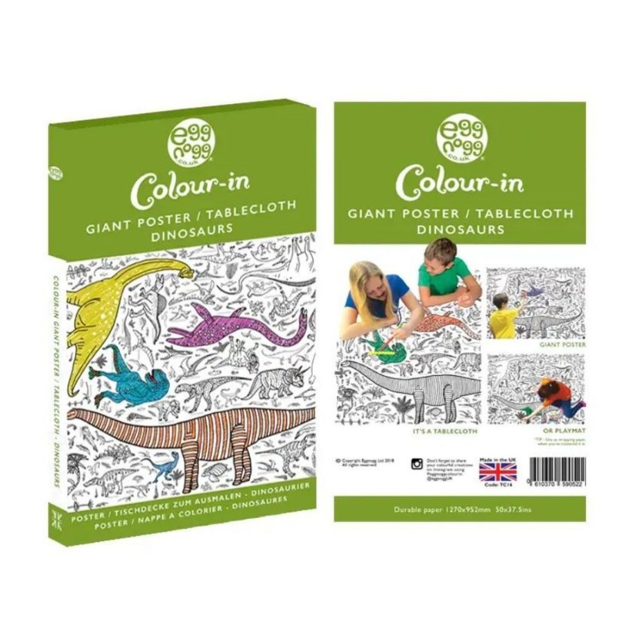 Eggnogg Colouring In Eggnogg Colour-In Giant Poster / Tablecloth - Dinosaur | Crafts For Kids Crafts For Boys