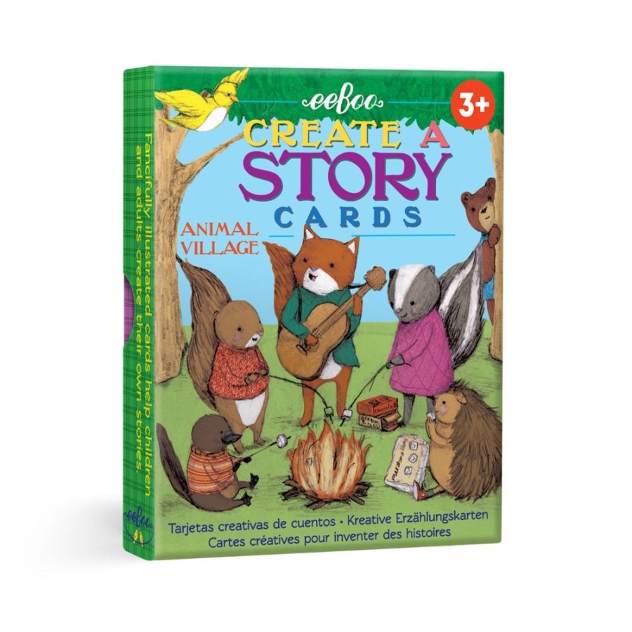 eeBoo Eeboo Create A Story Cards - Animal Village | Toys Learning Toys