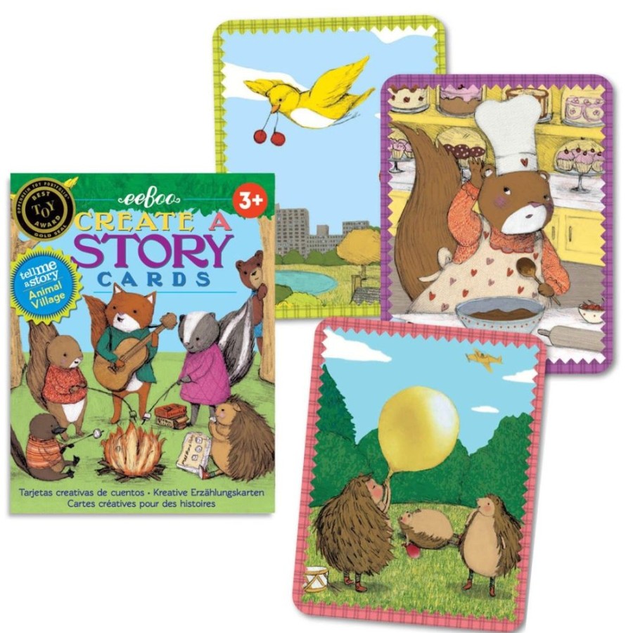 eeBoo Eeboo Create A Story Cards - Animal Village | Toys Learning Toys