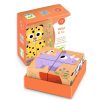 Djeco Djeco Wooden Block Puzzle - Wild & Co | Toys Wooden Puzzles