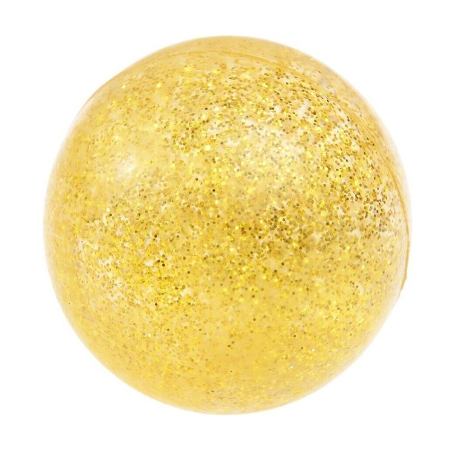 Rex London Rex London Gold Glitter Bouncy Ball | Toys Classic Games And Toys