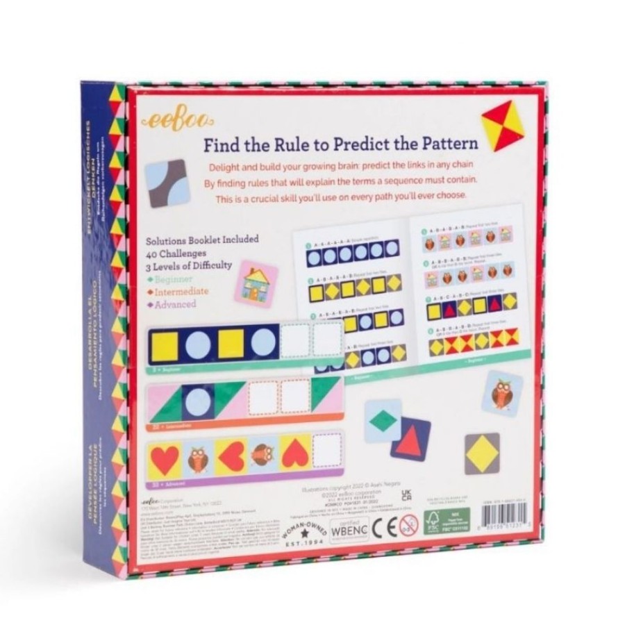 eeBoo Eeboo Pattern Recognition Game | Toys Learning Toys