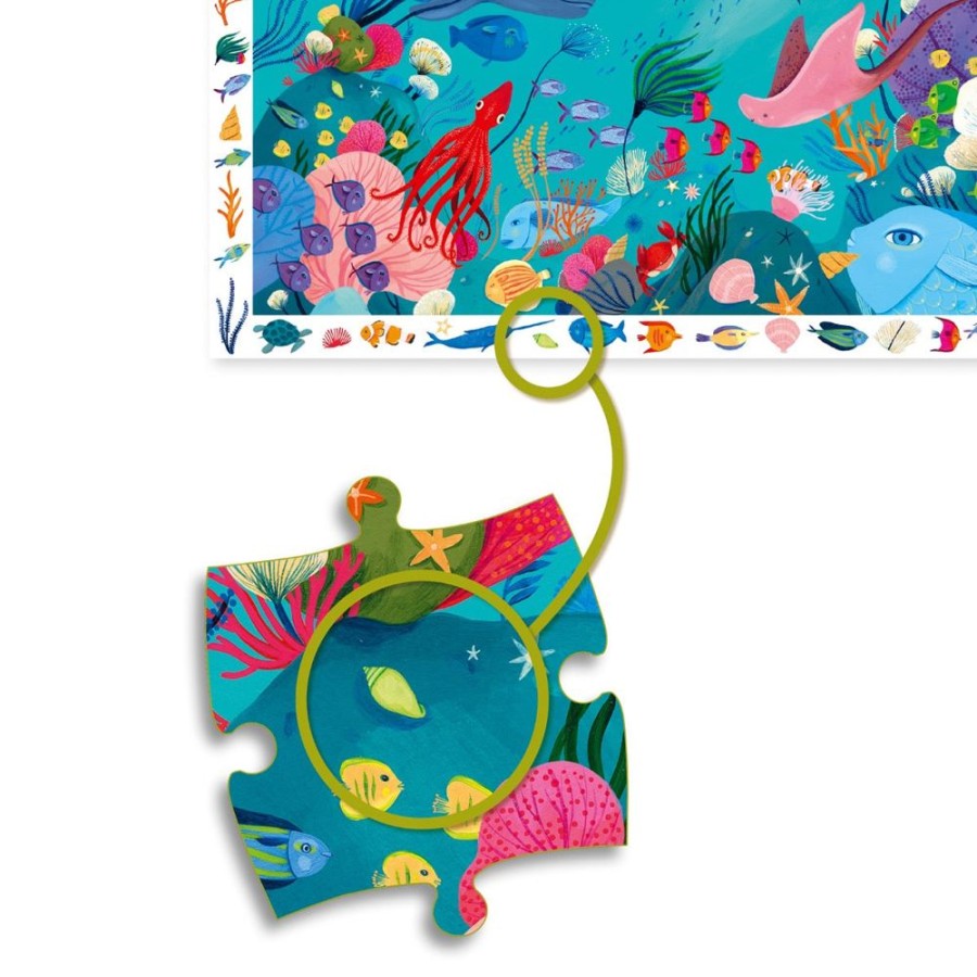 Djeco Aquatic - Djeco Observation Childrens Jigsaw Puzzle | Toys Jigsaw Puzzles