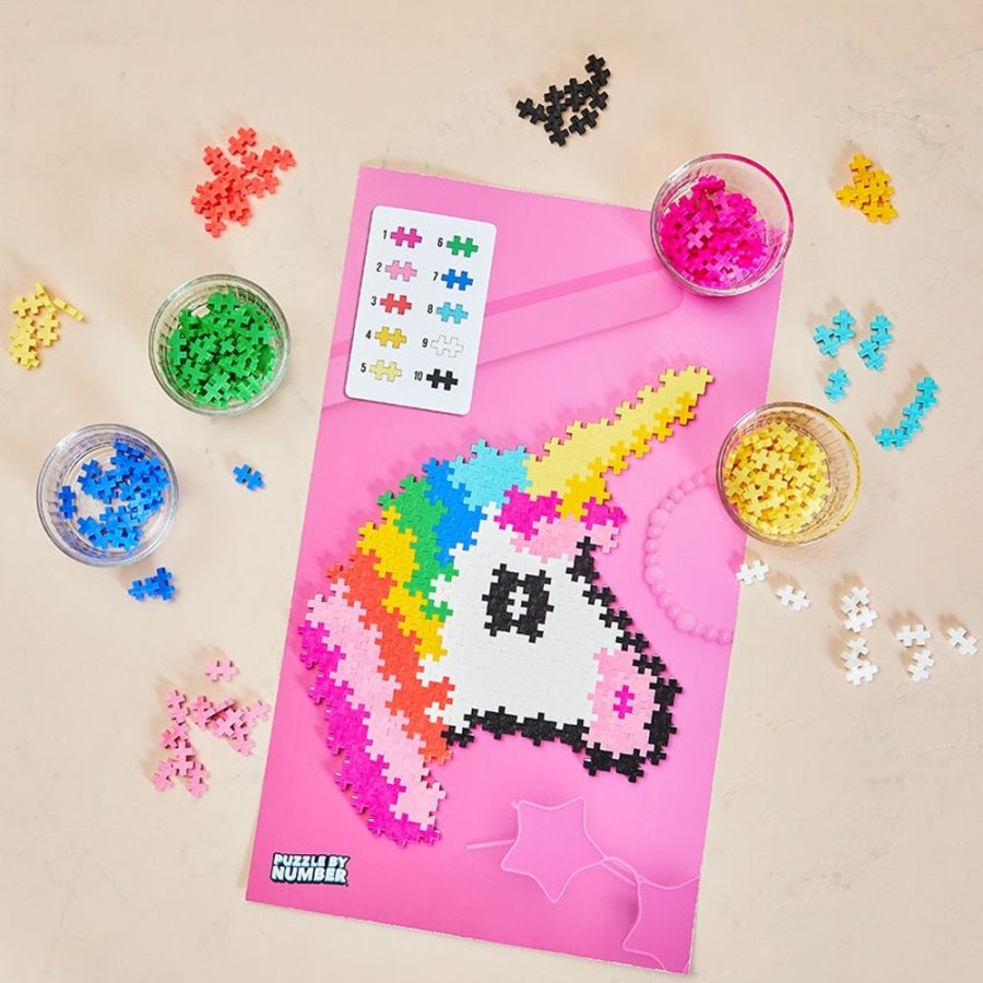 Plus Plus Plus Plus - Puzzle By Numbers - Unicorn | Toys Building Toys