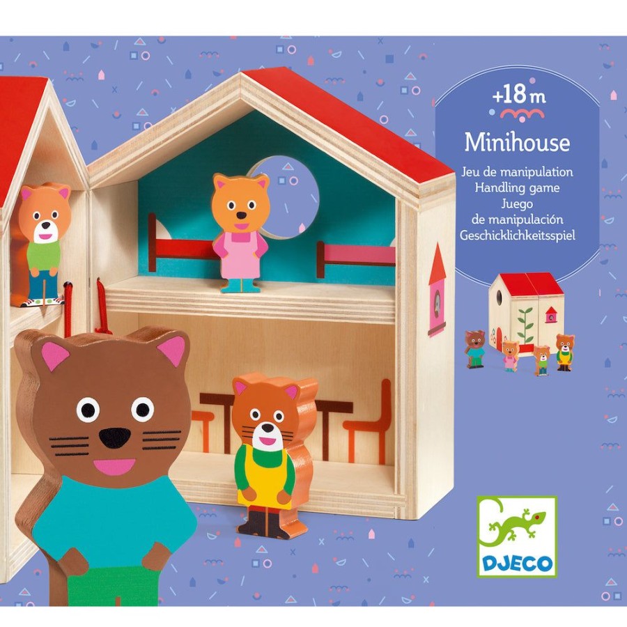 Djeco Djeco Wooden Mini House | Toys Wooden Toys & Games