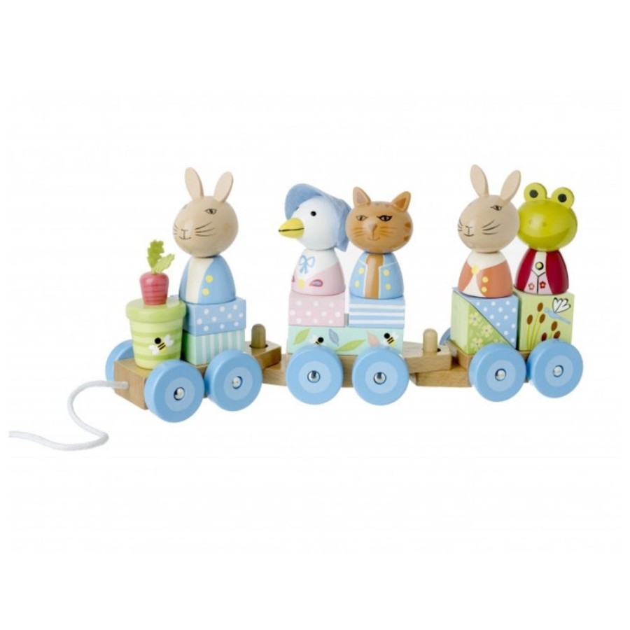 Orange Tree Toys Orange Tree Toys - Peter Rabbit Wooden Puzzle Train | Toys Wooden Pull And Push Toys