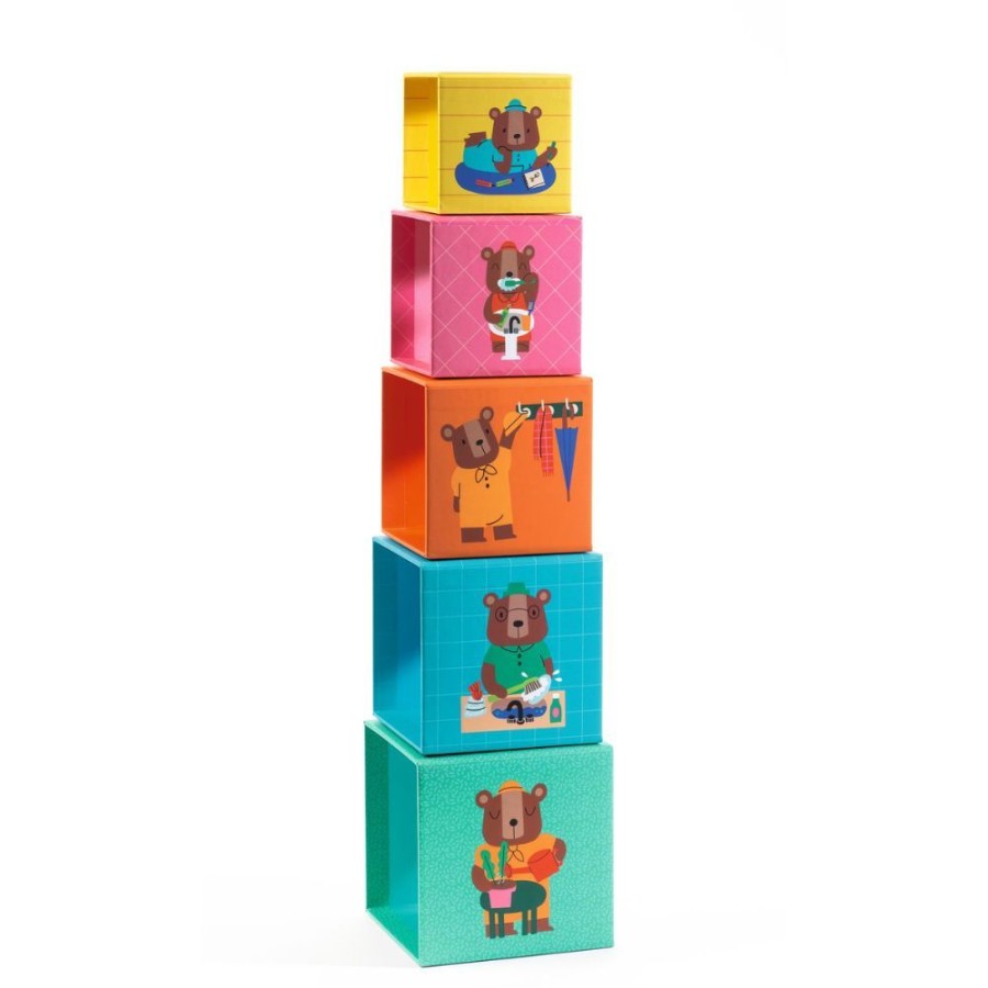 Djeco Djeco Stacking Blocks - Topanihouse | Toys Toys For Babies