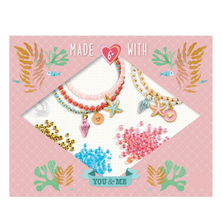 Djeco Djeco Friendship Bracelets Kit - You & Me - Sea Multi-Wrap | Sew & Knit Beads & Jewellery Making