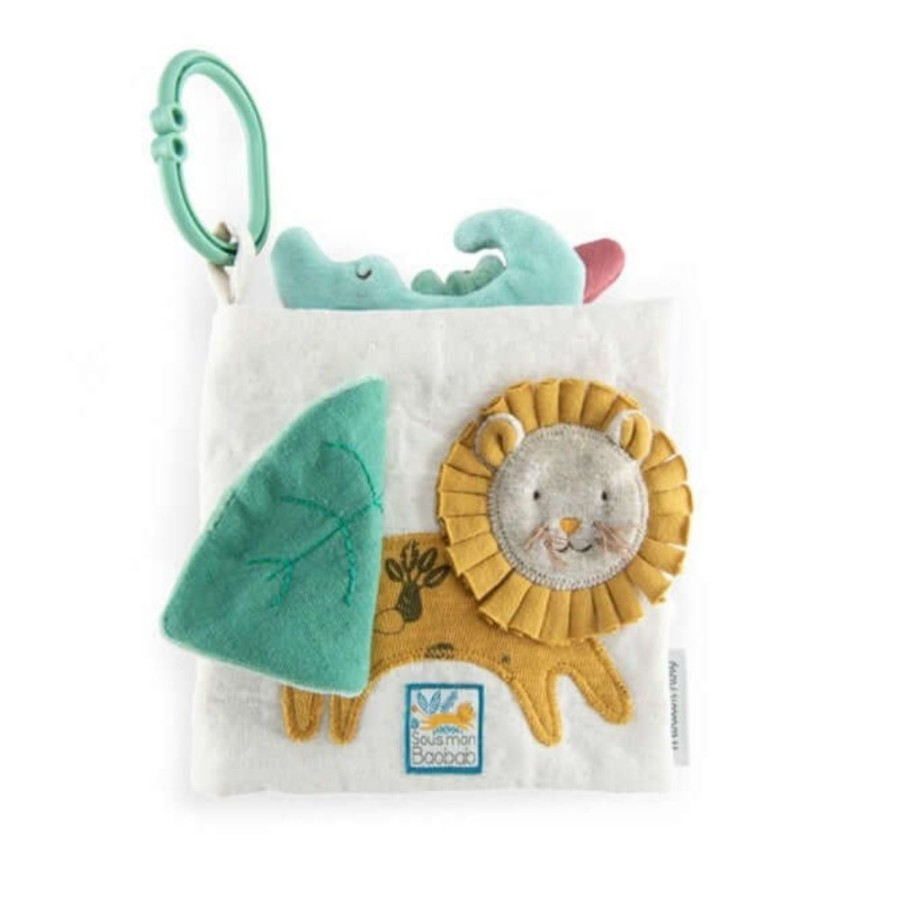 Moulin Roty Moulin Roty Sous Mon Baobab - Soft Activity Book | Toys Sensory Toys