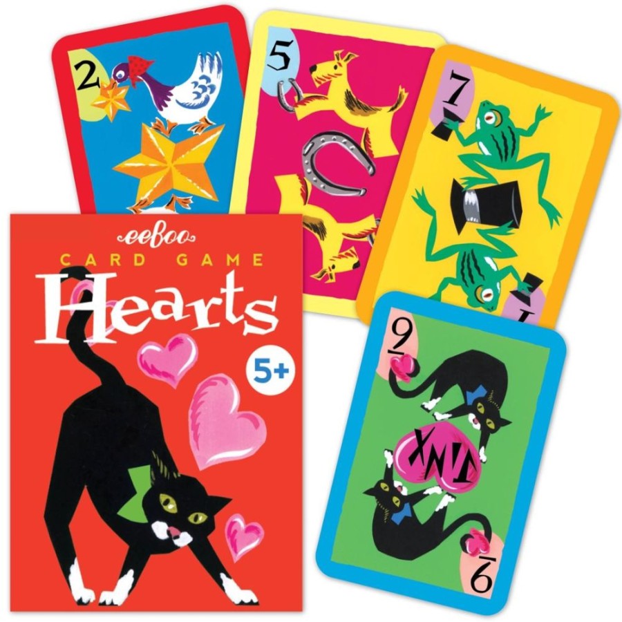 eeBoo Eeboo Hearts Card Game | Toys Card Games