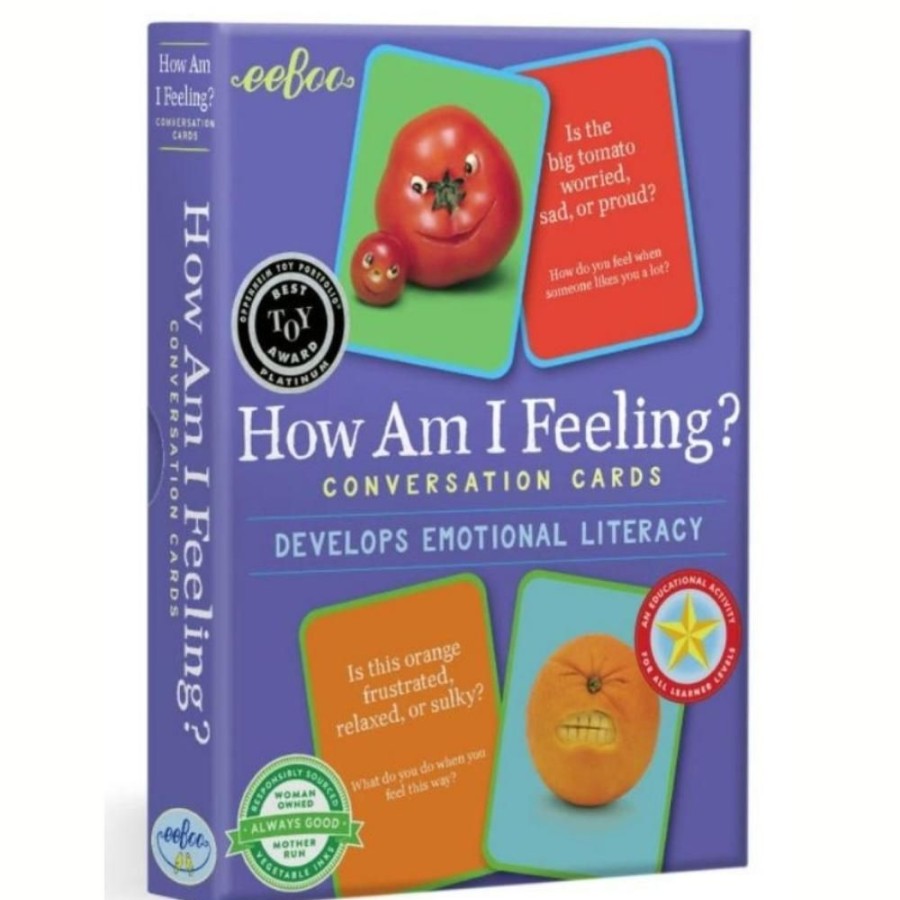 eeBoo Eeboo How Am I Feeling? Conversation Cards | Toys Card Games