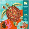 Djeco Djeco Mosaic Kits - Caribbean Sea Life | Crafts For Kids Mosaics For Kids