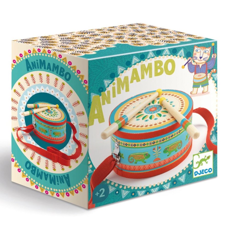 Djeco Animambo Hand Drum By Djeco | Toys Sensory Toys