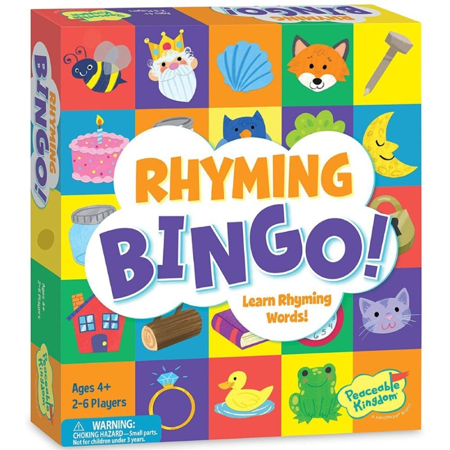 Peaceable Kingdom Peaceable Kingdom Rhyming Bingo | Toys Learning Toys