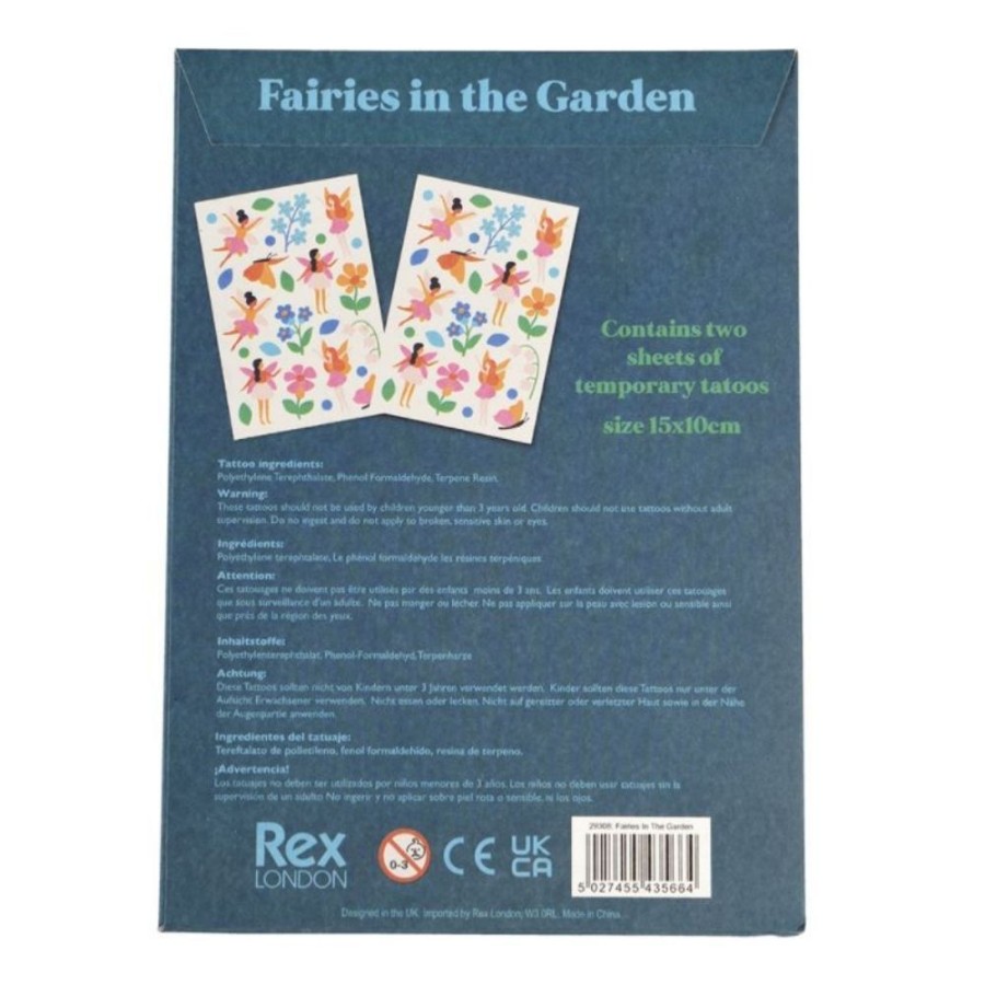 Rex London Rex London Fairies In The Garden Tattoos | Crafts For Kids Stickers And Transfers