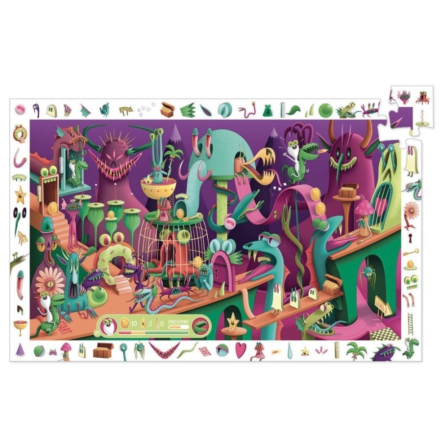 Djeco Djeco Observation Jigsaw Puzzle In A Video Game, 200 Pieces | Toys Jigsaw Puzzles