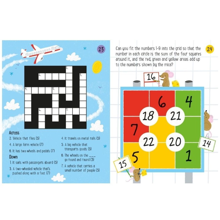 Usborne Books Usborne Mini Travel Pencil & Paper Puzzles | Toys Books