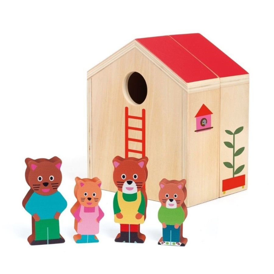 Djeco Djeco Wooden Mini House | Toys Toys For Babies