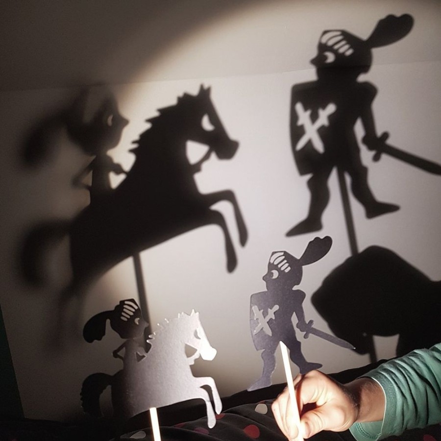 Moulin Roty Moulin Roty - The Knights Shadow Puppets | Toys Puppets & Story Telling