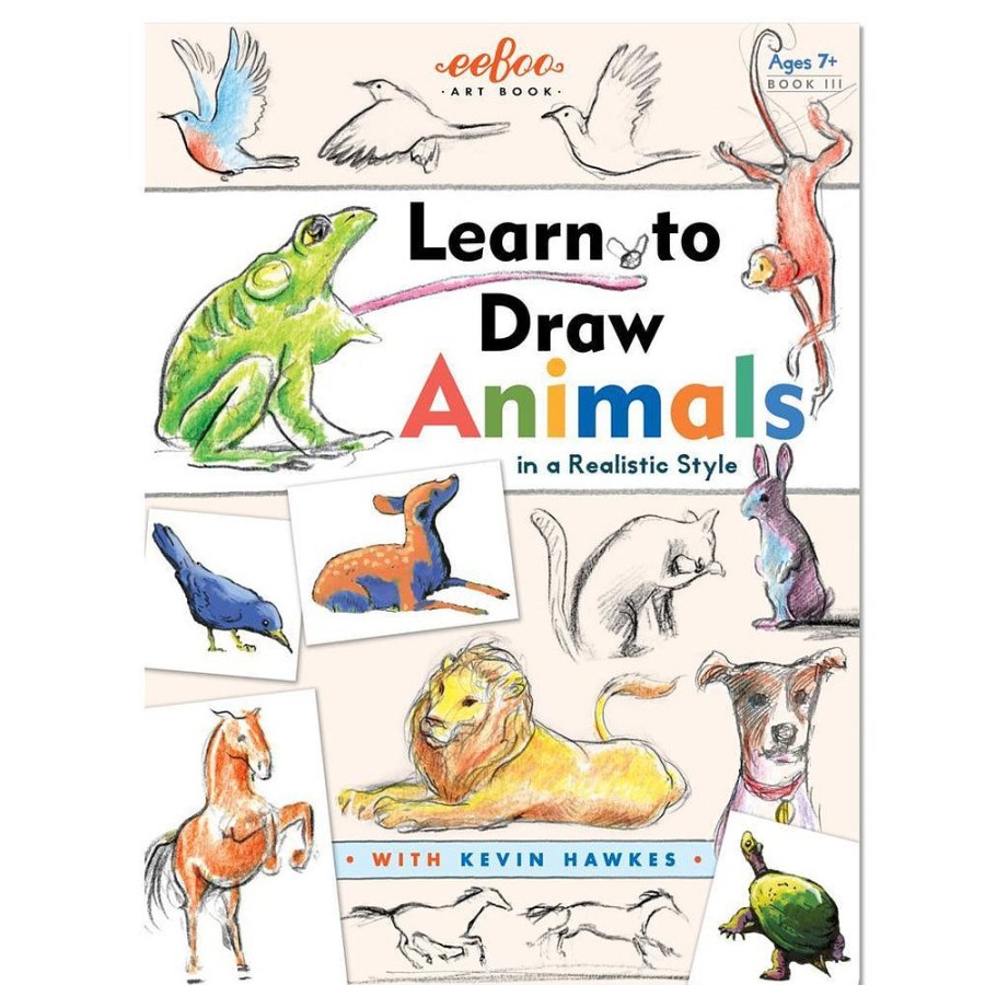 eeBoo Eeboo Learn To Draw Animals | Kids Art Sketchbooks And Stencils