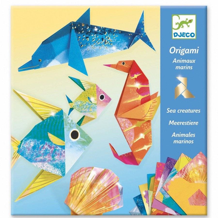 Djeco Djeco Origami - Sea Creatures | Crafts For Kids Paper Modelling