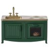 Maileg Maileg Mouse Kitchen, Dark Green | Toys Dolls, Dolls Houses & Playsets