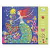 Djeco Djeco Mosaics Art By Numbers - The Mermaids' Song | Crafts For Kids Collages