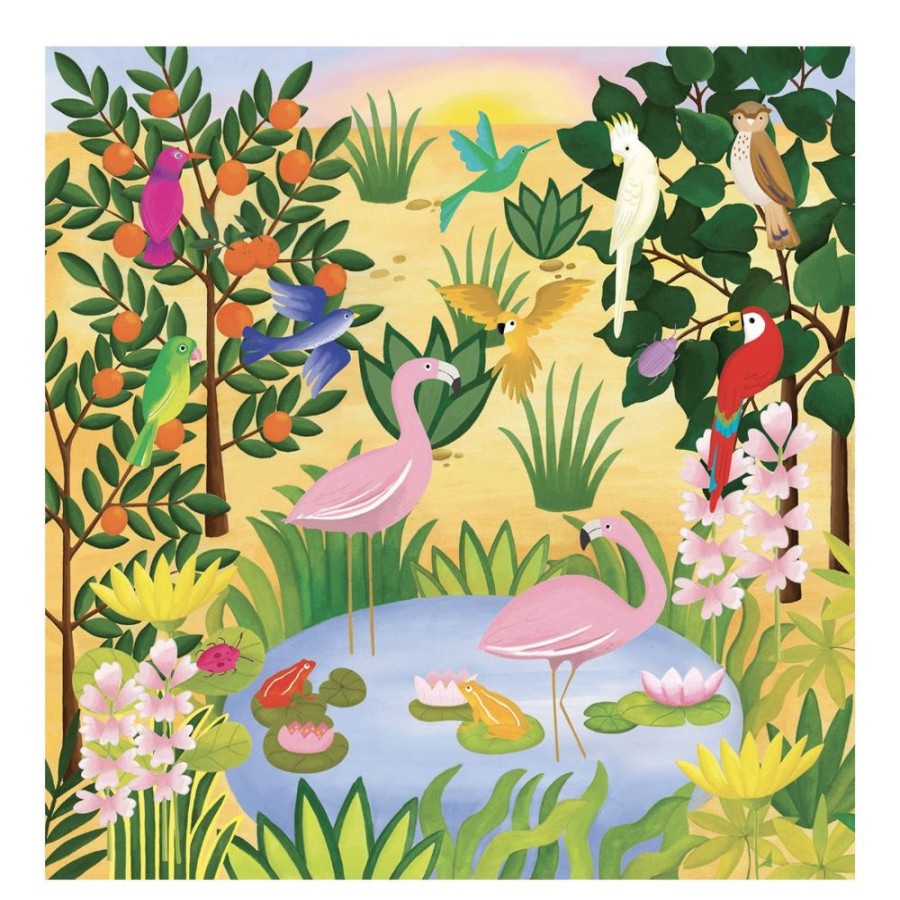 Djeco Djeco Inspired By - A Moment In Time (Rousseau) - A Rub On Transfer Activity | Kids Art Djeco Inspired By