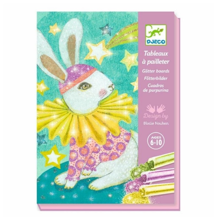 Djeco Djeco Glitter Boards - Carnival Of The Animals | Crafts For Kids Craft Gift Sets