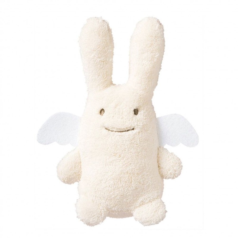 Trousselier Trousselier Angel Bunny Soft Toy With Rattle Ivory 20Cm | Toys Soft Play Toys