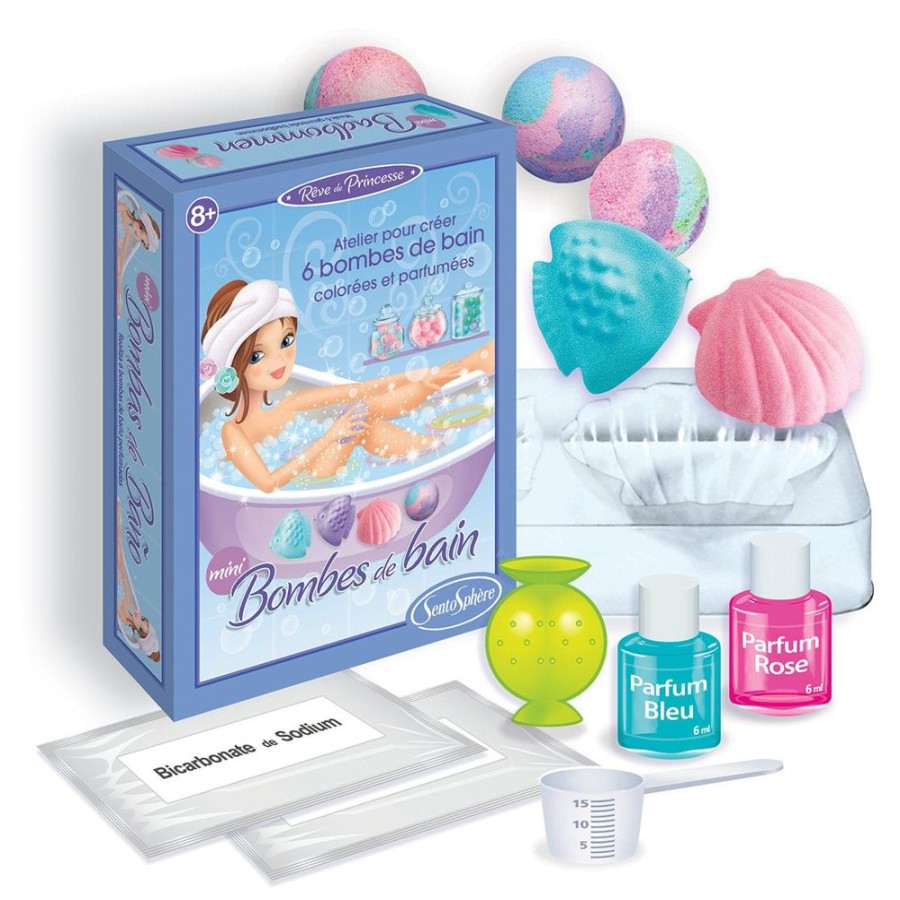 Sentosphere Sentosphere Mini Make Your Own Bath Bomb Kit | Crafts For Kids Making & Modelling