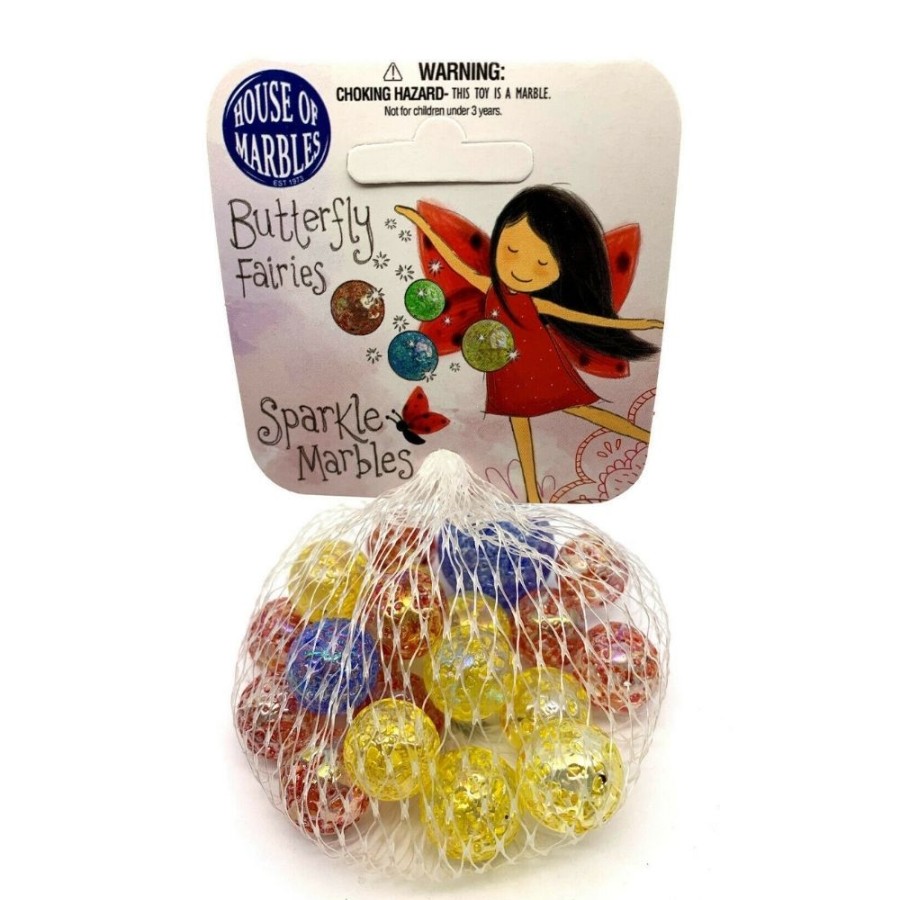 House Of Marbles House Of Marbles - Butterfly Fairies Sparkle Marbles | Toys Classic Games And Toys