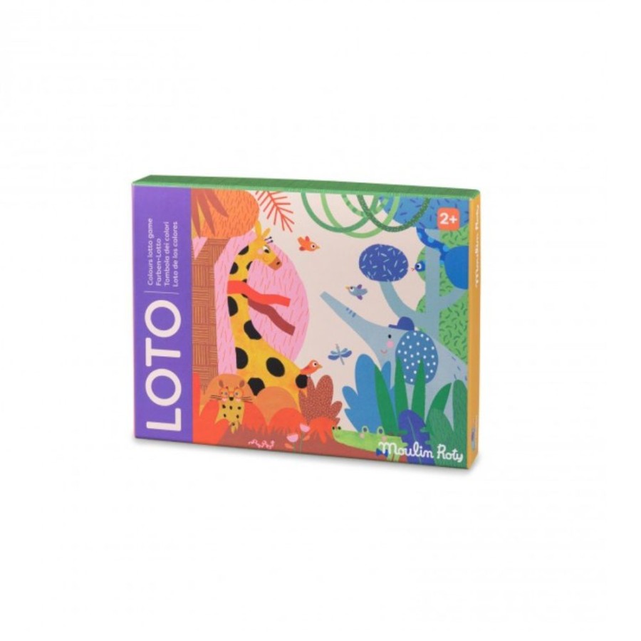 Moulin Roty Moulin Roty Colours Lotto Game - Les Toupitis | Toys Board Games