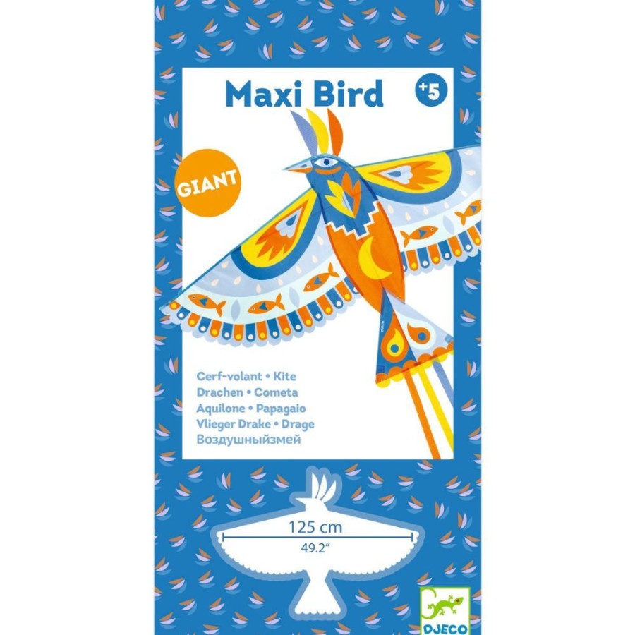 Djeco Djeco Kite - Large Maxi Bird Kite For Children Age 5+ | Toys Kites & Umbrellas