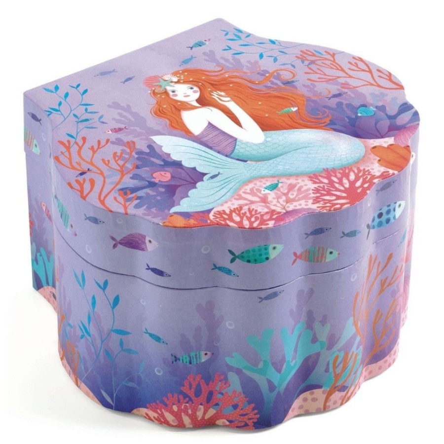 Djeco Djeco Musical Boxes - Enchanted Mermaid | Kids Room Musical Boxes