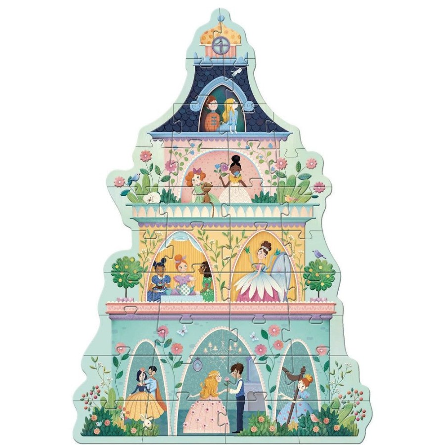 Djeco Djeco Giant Puzzle - The Princess Tower | Toys Jigsaw Puzzles