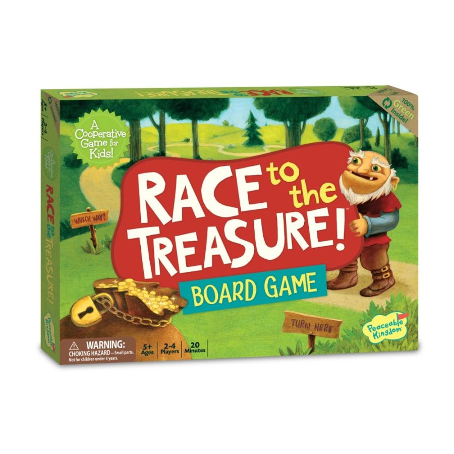 Peaceable Kingdom Race To The Treasure - Peaceable Kingdom Cooperative Game | Toys Family Games