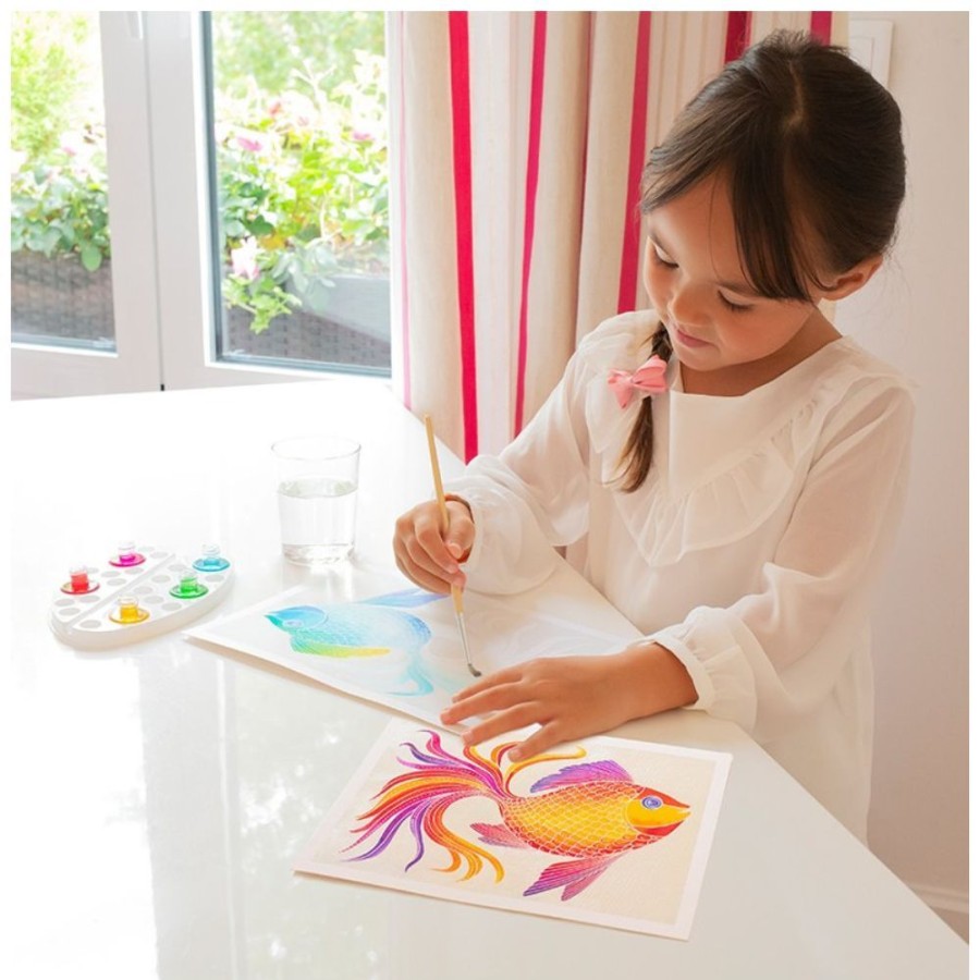 Aquarellum Aquarellum Junior Fish | Kids Art Painting Sets And Colouring By Numbers