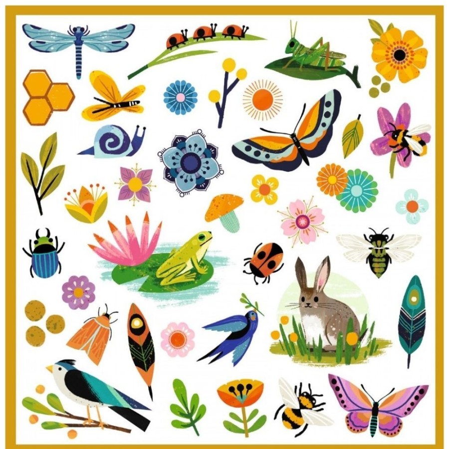 Djeco Djeco Stickers - Garden | Crafts For Kids Stickers And Transfers