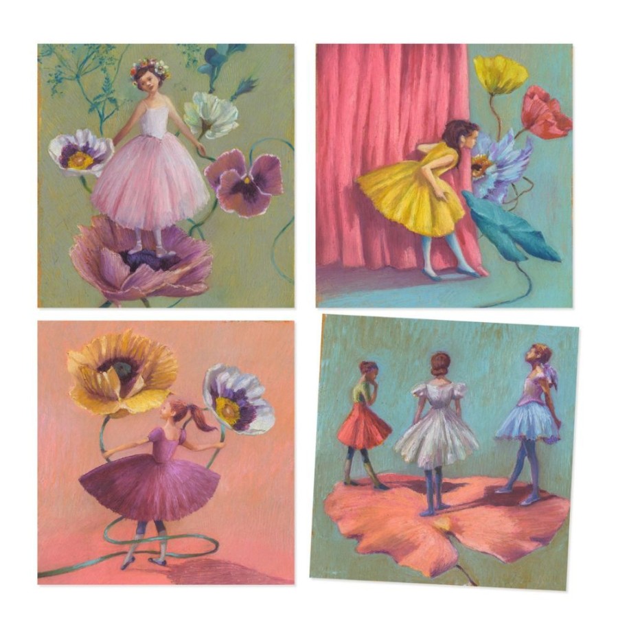 Djeco Djeco Inspired By - The Ballerina (Edgar Degas) Oil Pastel Set | Kids Art Djeco Inspired By